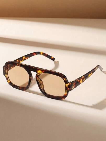 SHEIN OKULARY PRZECIWSŁONECZNE ANIMAL PRINT S07