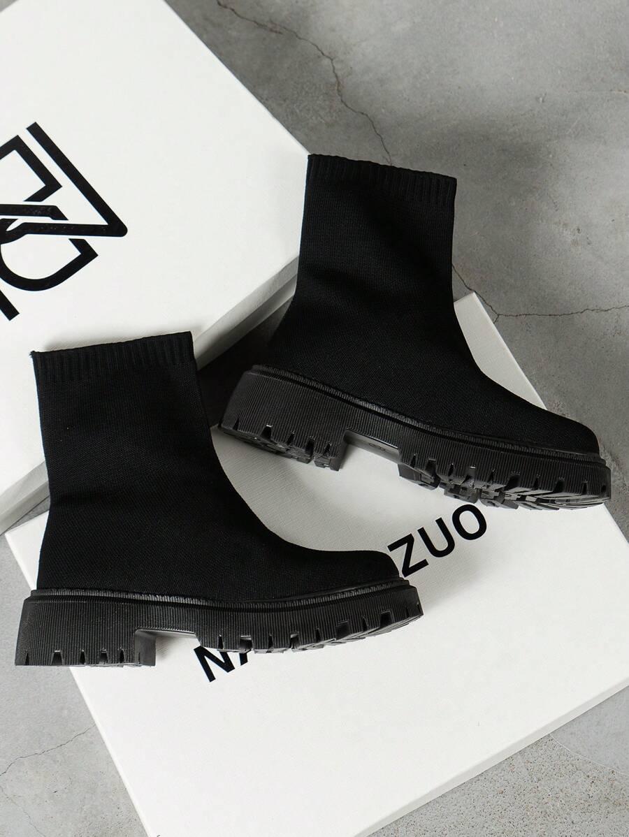 SHEIN CZARNE WSUWANE BOTKI W01__40,5