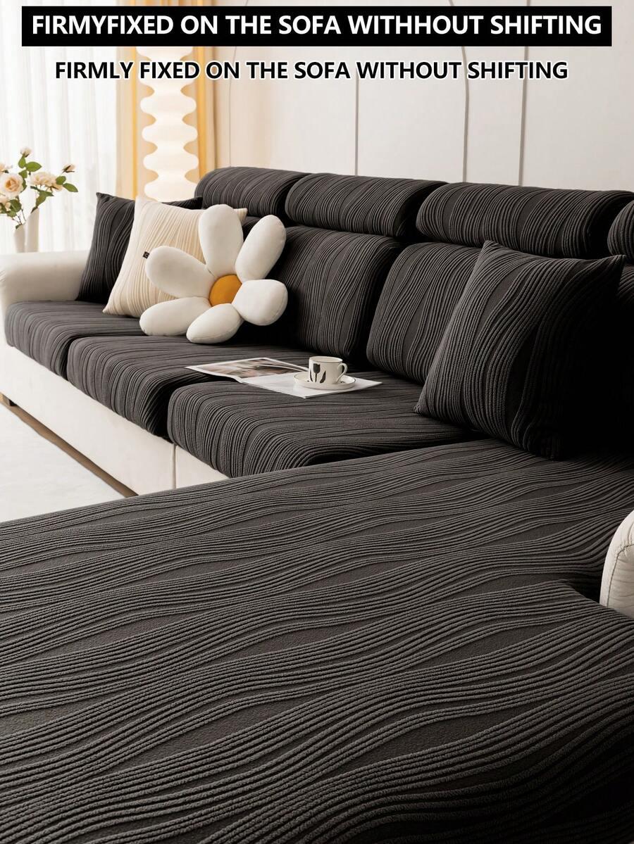 SHEIN CZARNY POKROWIEC NA SOFĘ S07__5-18X60-75X65-90