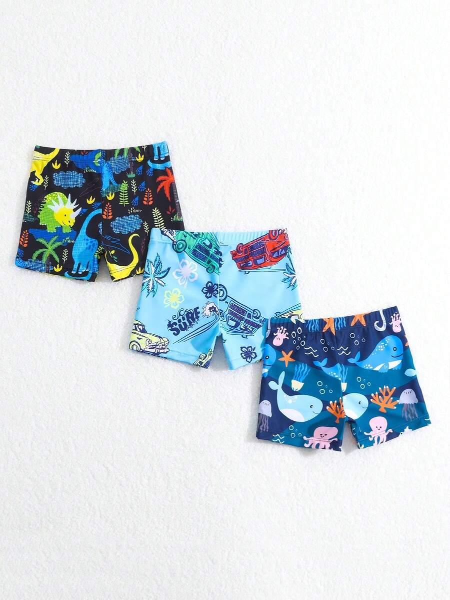 SHEIN KĄPIELÓWKI WZÓR 3 PACK S09__92/98