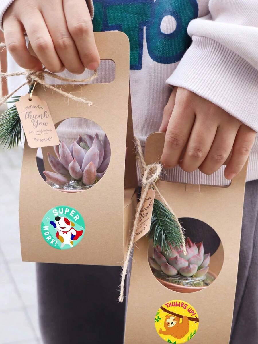 SHEIN NAKLEJKA WZÓR 500-PACK S07