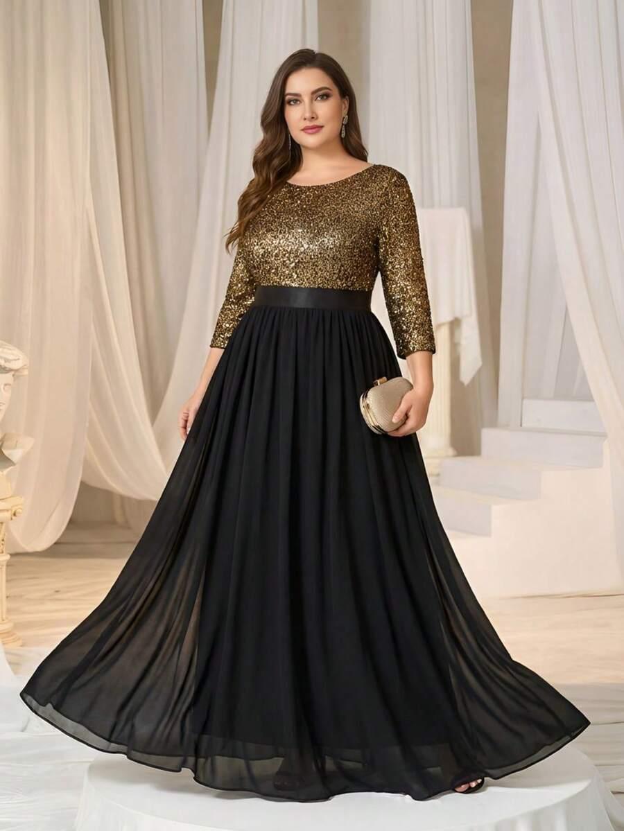 EVERPRETTY MAXI SUKIENKA CEKINY S06__46