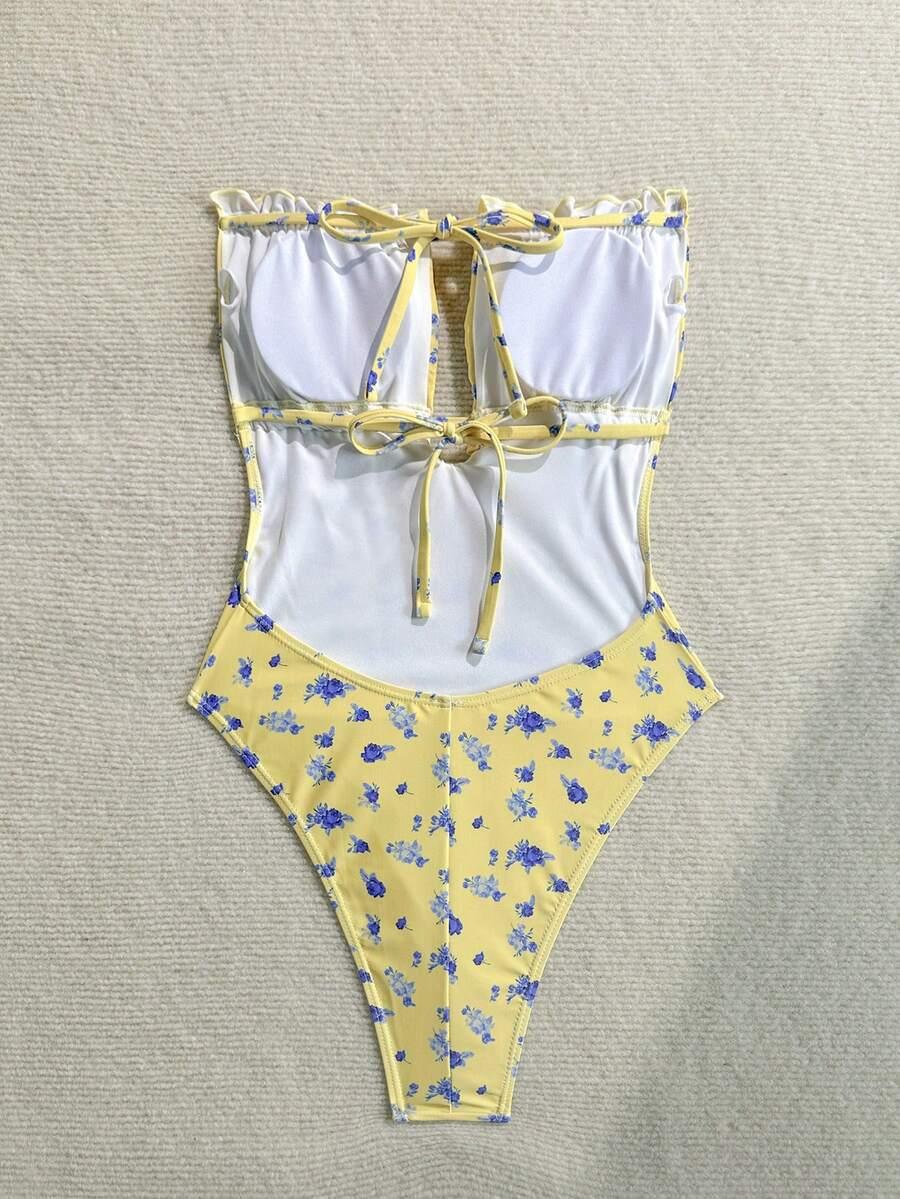 SHEIN JEDNOCZĘŚCIOWY STRÓJ KĄPIELOWY S09__M