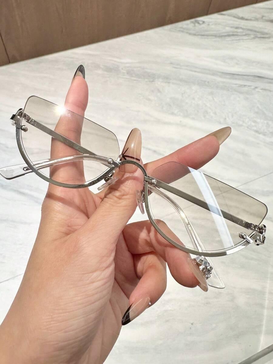 SHEIN OKULARY PRZECIWSŁONECZNE ŻÓŁTE SZKŁA S07