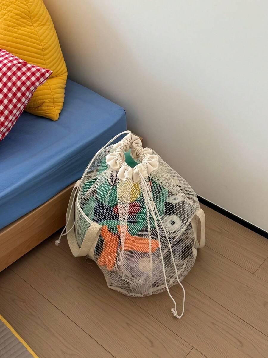 SHEIN BEŻOWY WOREK NA ZABAWKI S07__57X46