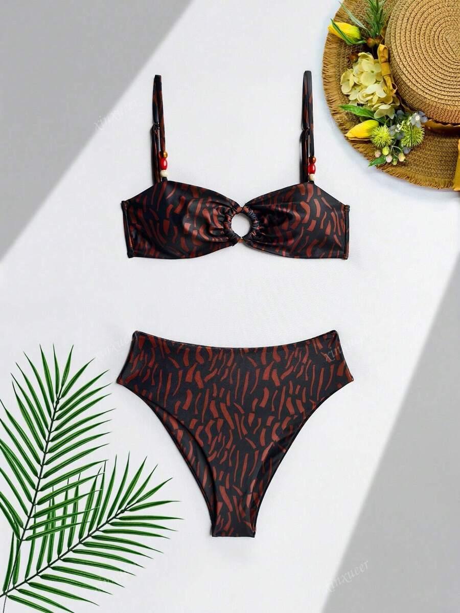 SHEIN DWUCZĘŚCIOWY STRÓJ KĄPIELOWY S09__XS