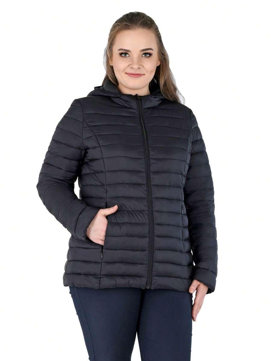 SHEIN CZARNA PIKOWANA KURTKA ZAMEK W01__54