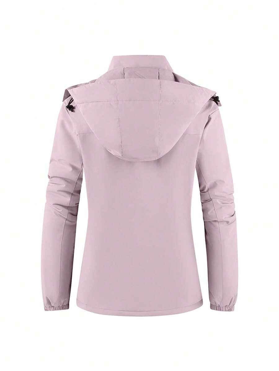 SHEIN FIOLETOWA KURTKA KAPTUR W01__XL