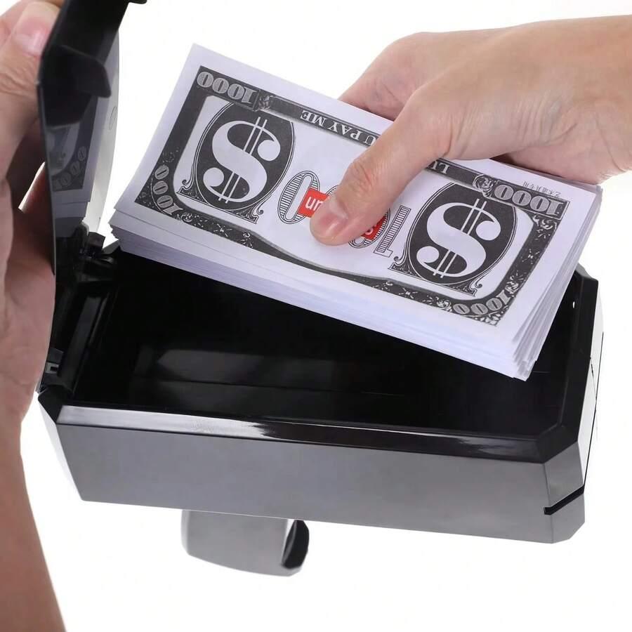 SHEIN CZARNY PISTOLET NA SZTUCZNE BANKNOTY S07