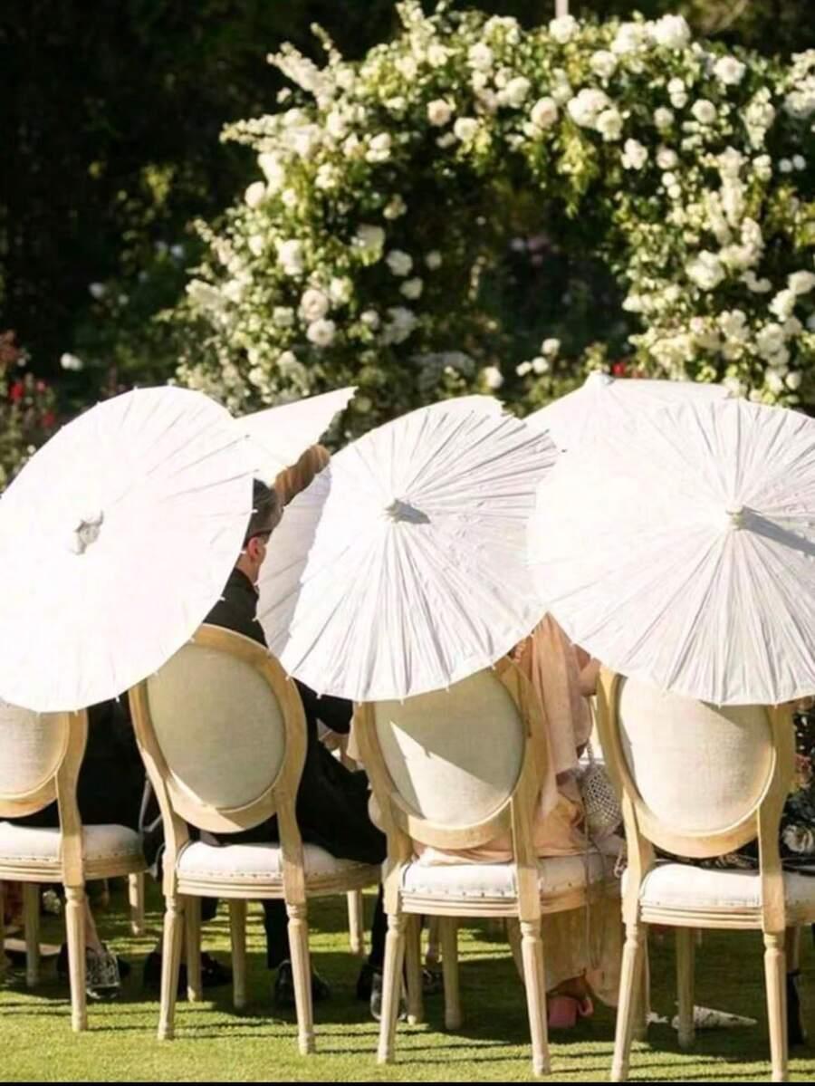 SHEIN BIAŁY PARASOL DEKORACJA 6-PACK S07__60