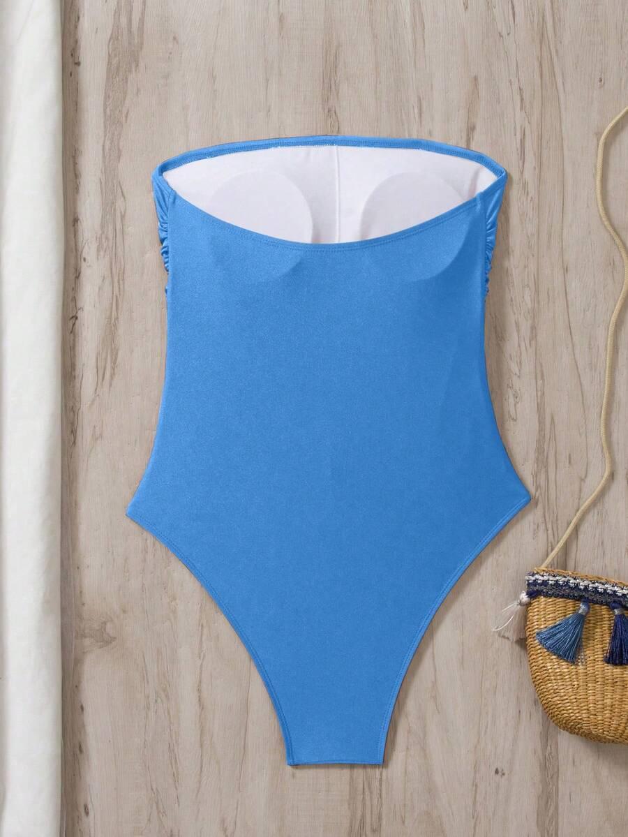 SWIM CHICCIA NIEBIESKI JEDNOCZĘŚCIOWY STRÓJ KĄPIELOWY S09__XL