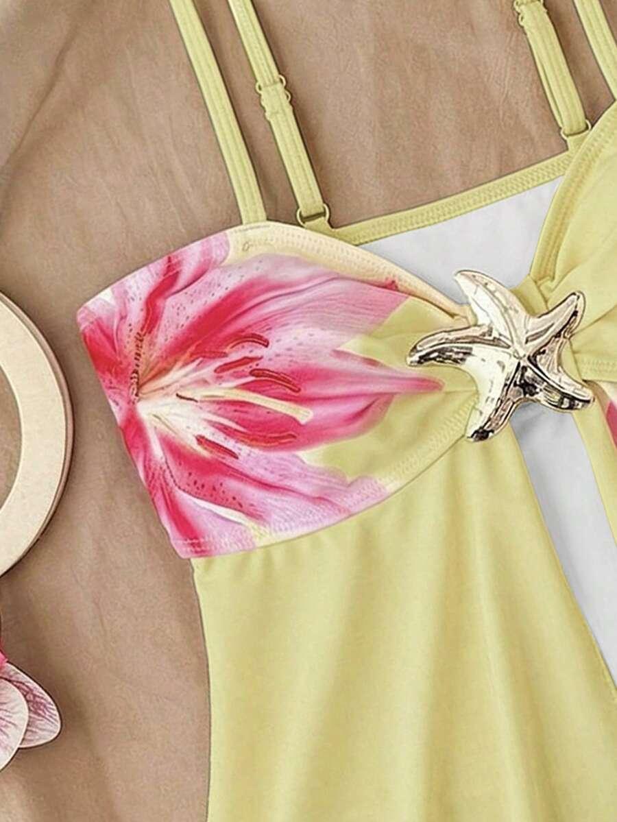 SHEIN DWUCZĘŚCIOWY STRÓJ KĄPIELOWY S09__158/162