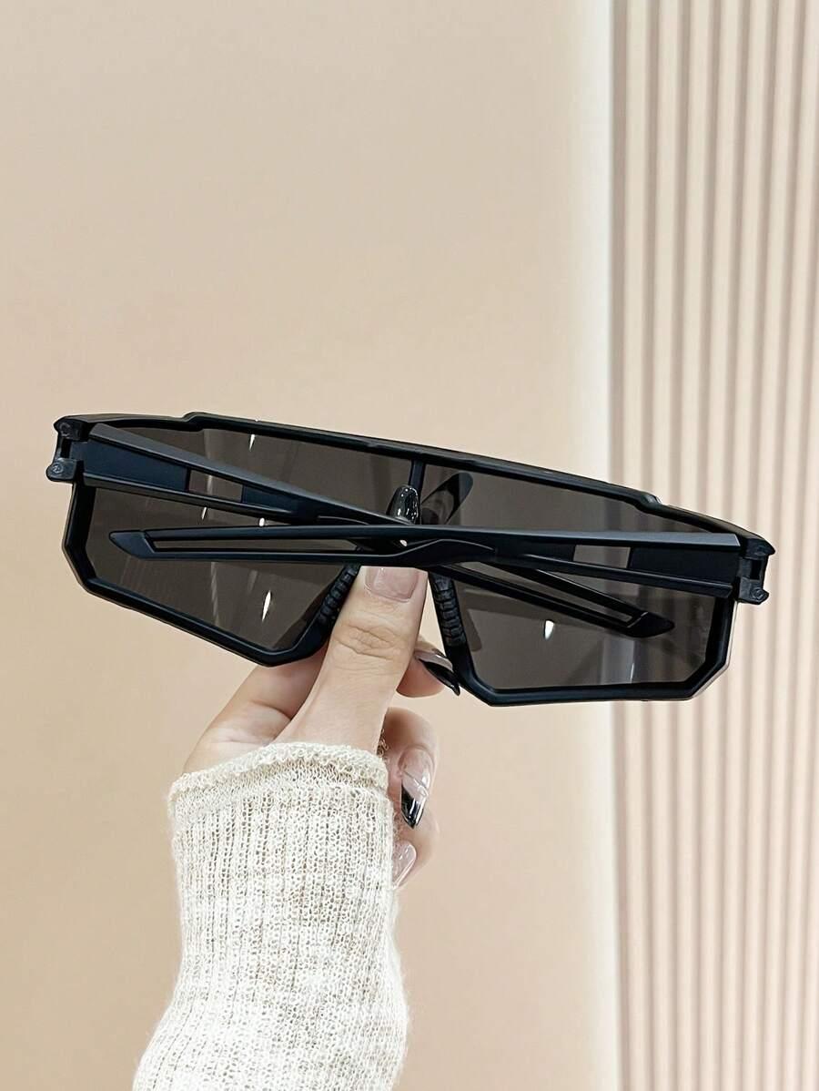 SHEIN CZARNE OKULARY PRZECIWSŁONECZNE S07__