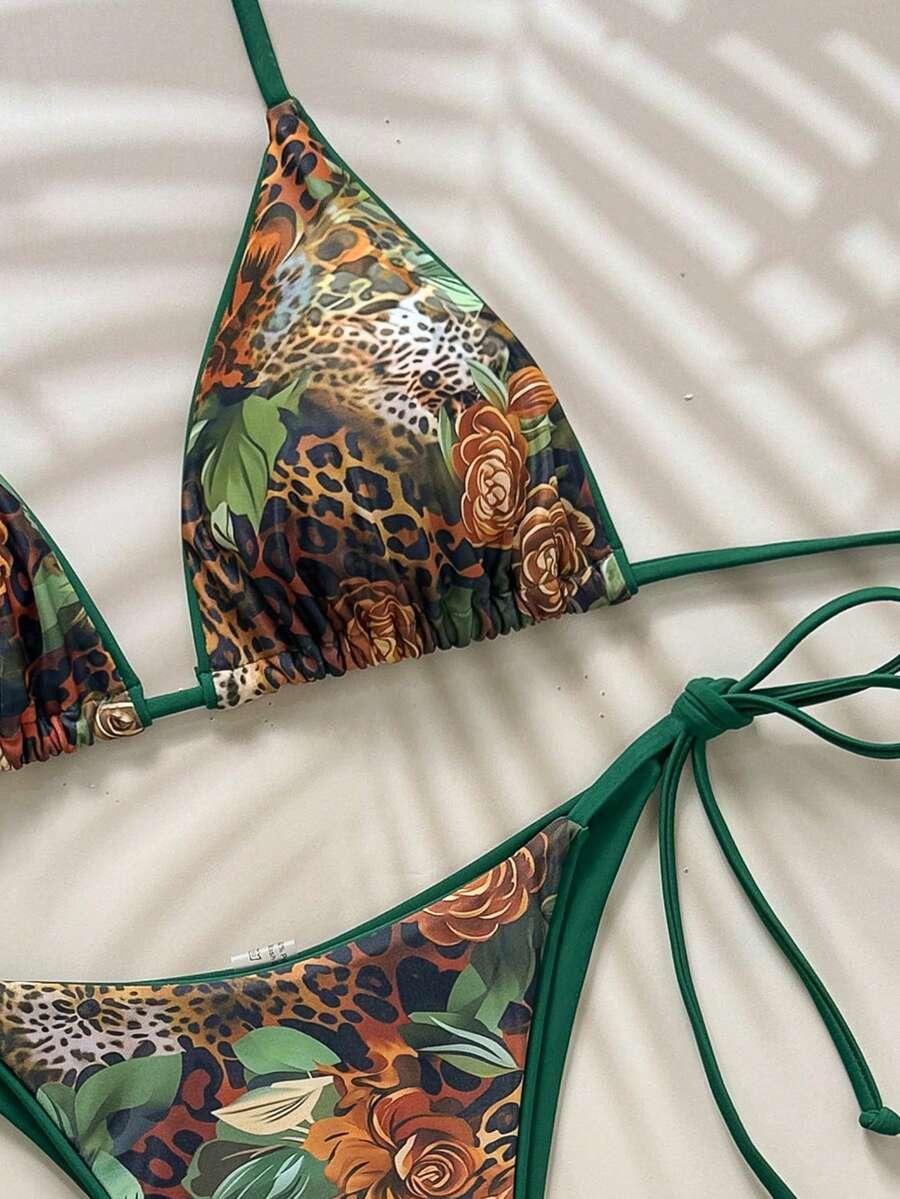 SHEIN DWUCZĘŚCIOWY STRÓJ KĄPIELOWY S09__M