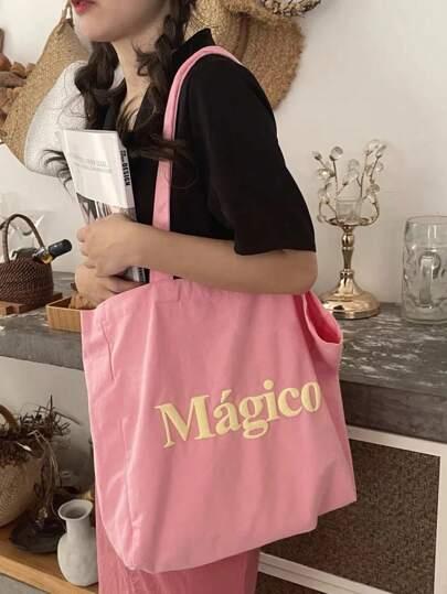SHEIN RÓŻOWA TOREBKA ZAMEK S07__40X35