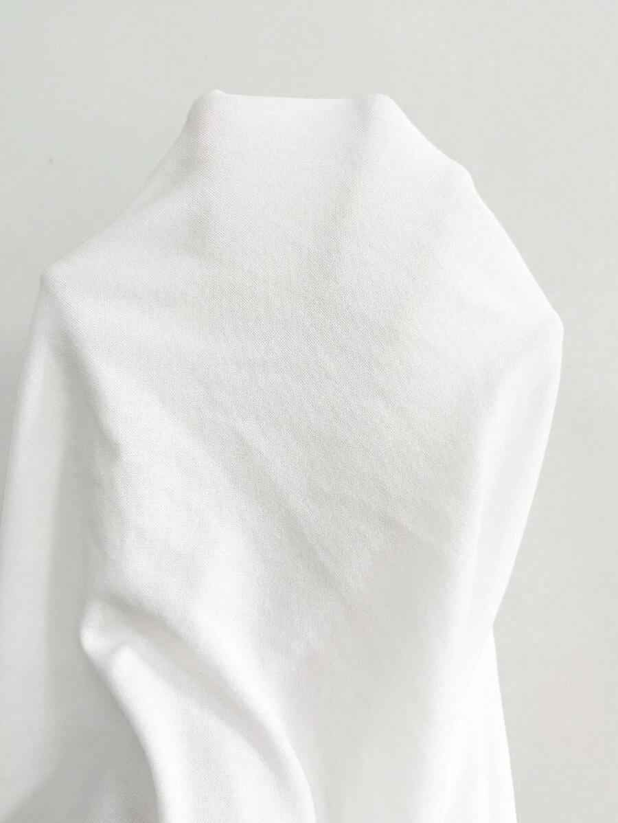 SHEIN BIAŁY T-SHIRT V NECK S06__S