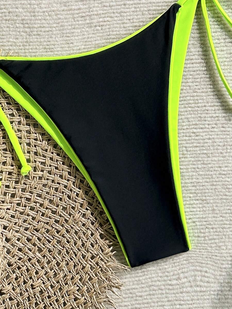 SHEIN DWUCZĘŚCIOWY STRÓJ KĄPIELOWY S09__L