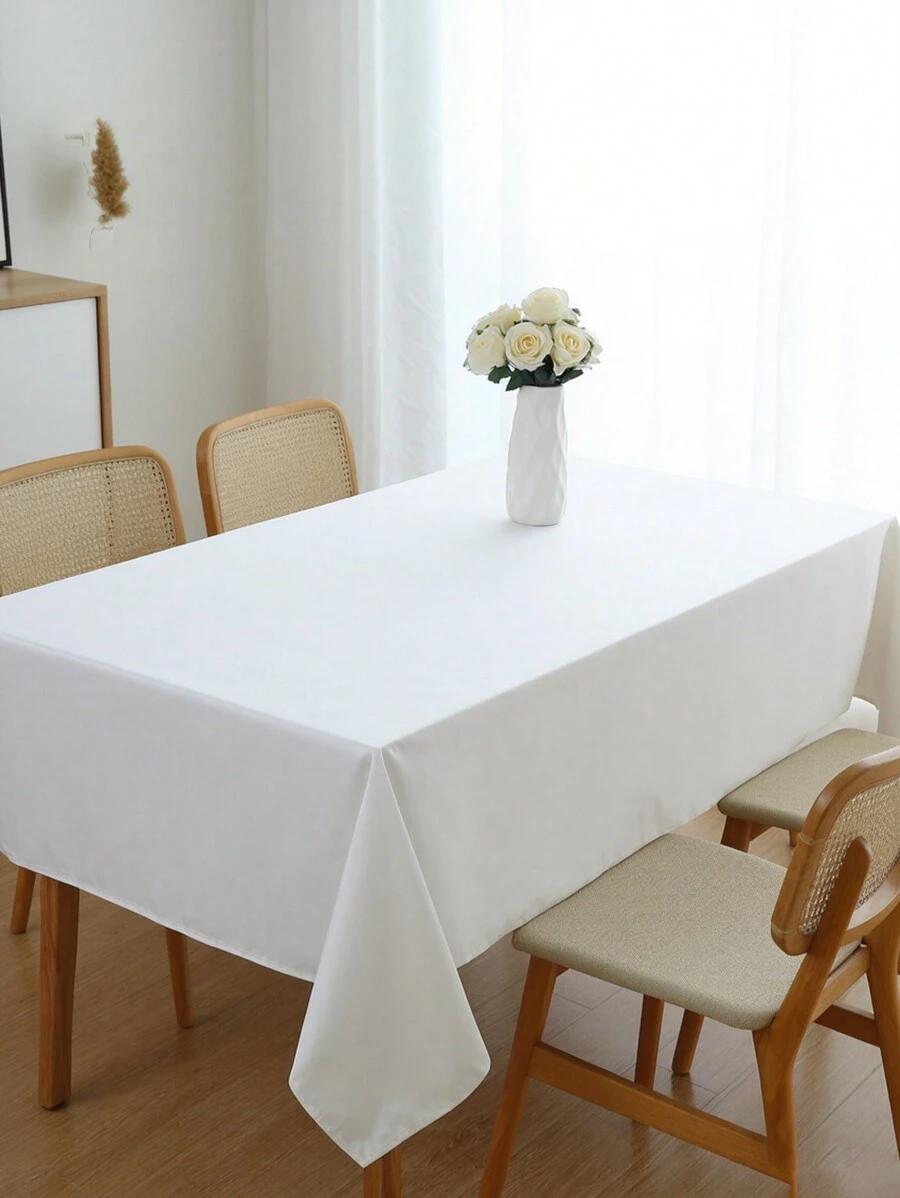 SHEIN BIAŁY OBRUS NA STÓŁ S07__150X150CM