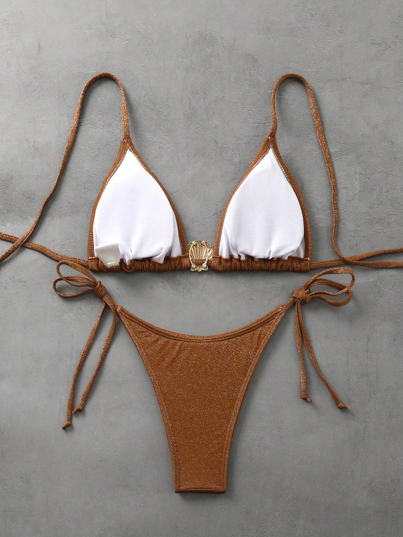 SHEIN DWUCZĘŚCIOWY STRÓJ KĄPIELOWY S09__S