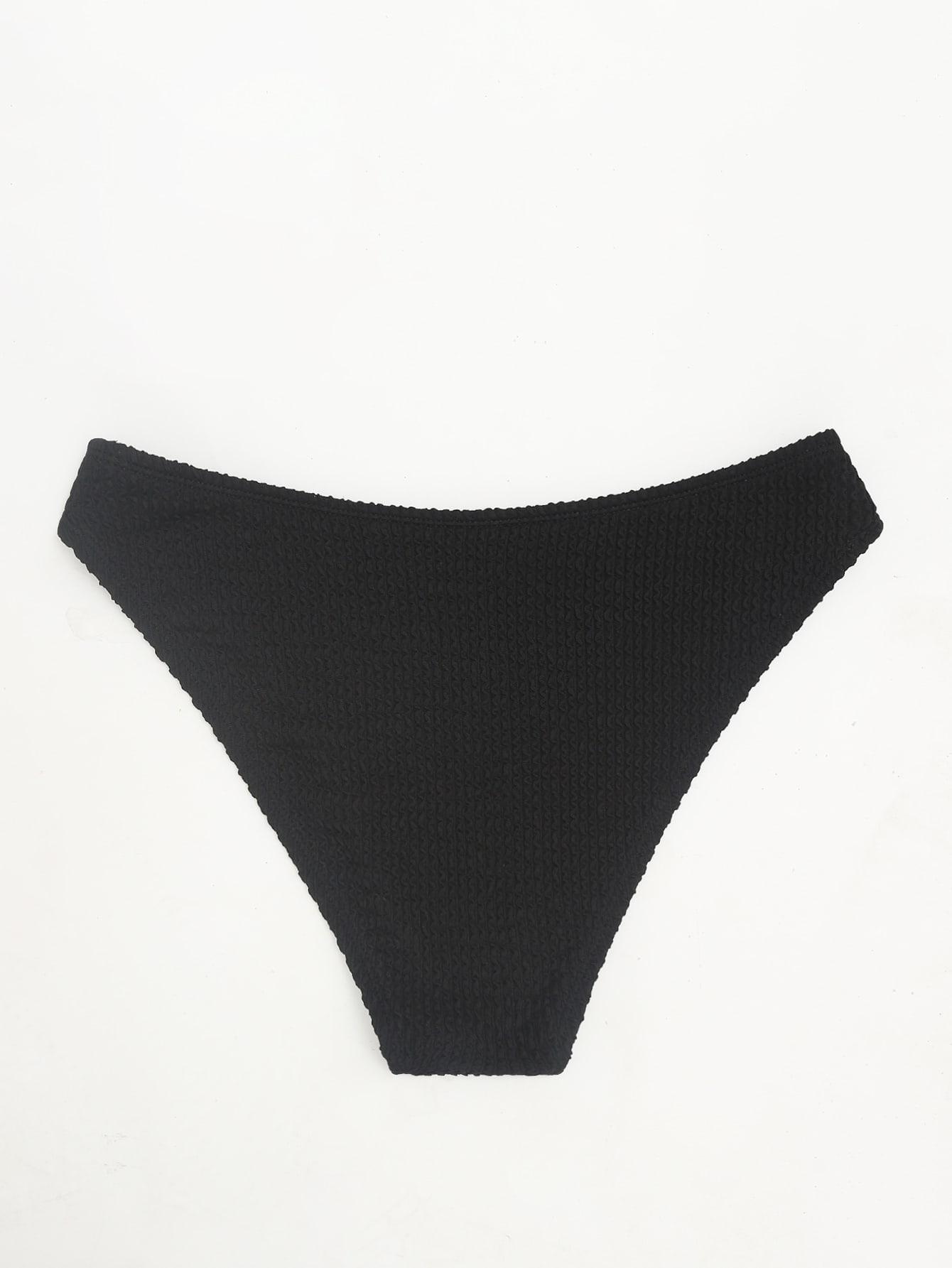 SHEIN CZARNY DÓŁ OD BIKINI S09__XL