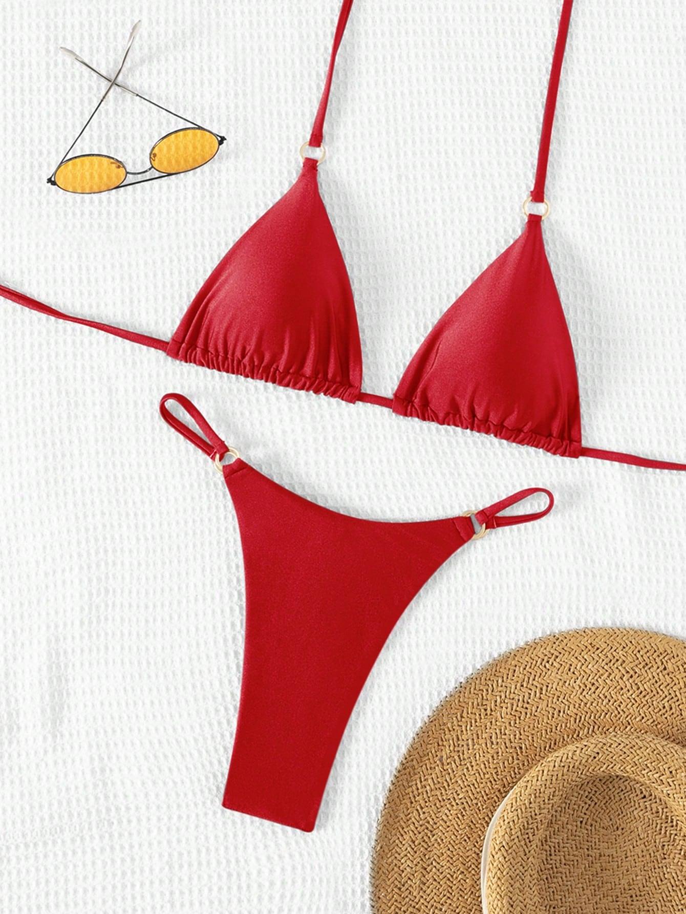 SHEIN DWUCZĘŚCIOWY STRÓJ KĄPIELOWY S09__XS