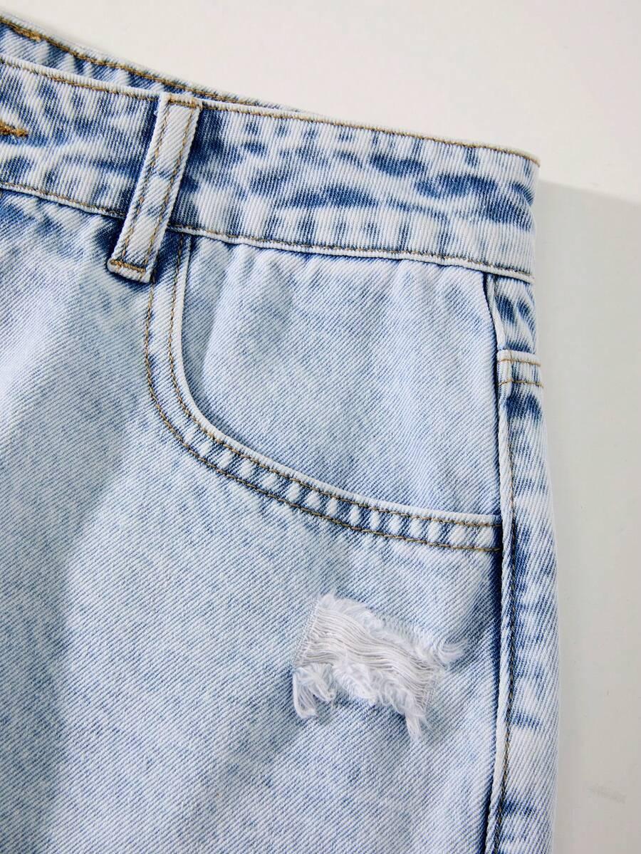 EMERY ROSE SPODENKI JEANS PRZETARCIA S06__50
