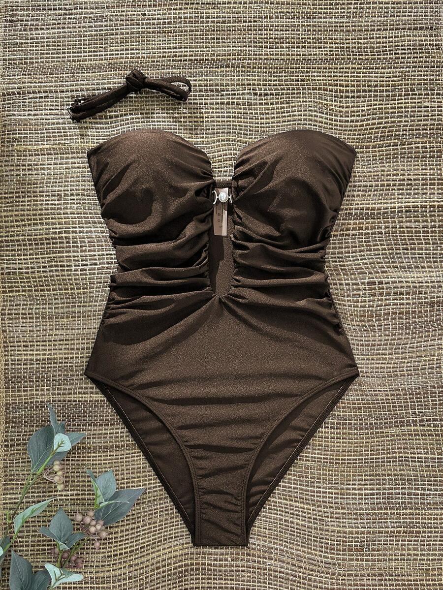 SHEIN JEDNOCZĘŚCIOWY STRÓJ KĄPIELOWY S09__M