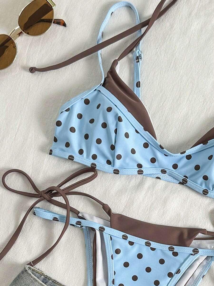 SHEIN DWUCZĘŚCIOWY STRÓJ KĄPIELOWY S09__M
