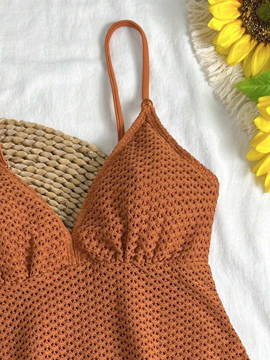 SHEIN DWUCZĘŚCIOWY STRÓJ KĄPIELOWY TAKINI S09__M