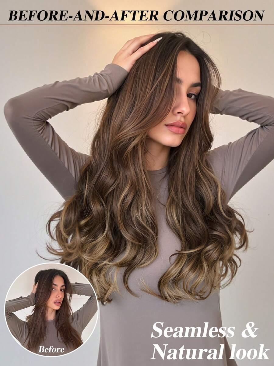 SHEIN PRZEDŁUŻANE SZTUCZNE WŁOSY S07__50CM