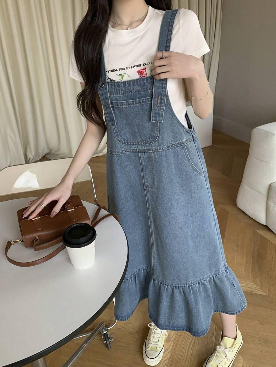 DAZY NIEBIESKA SUKIENKA JEANS S06__M
