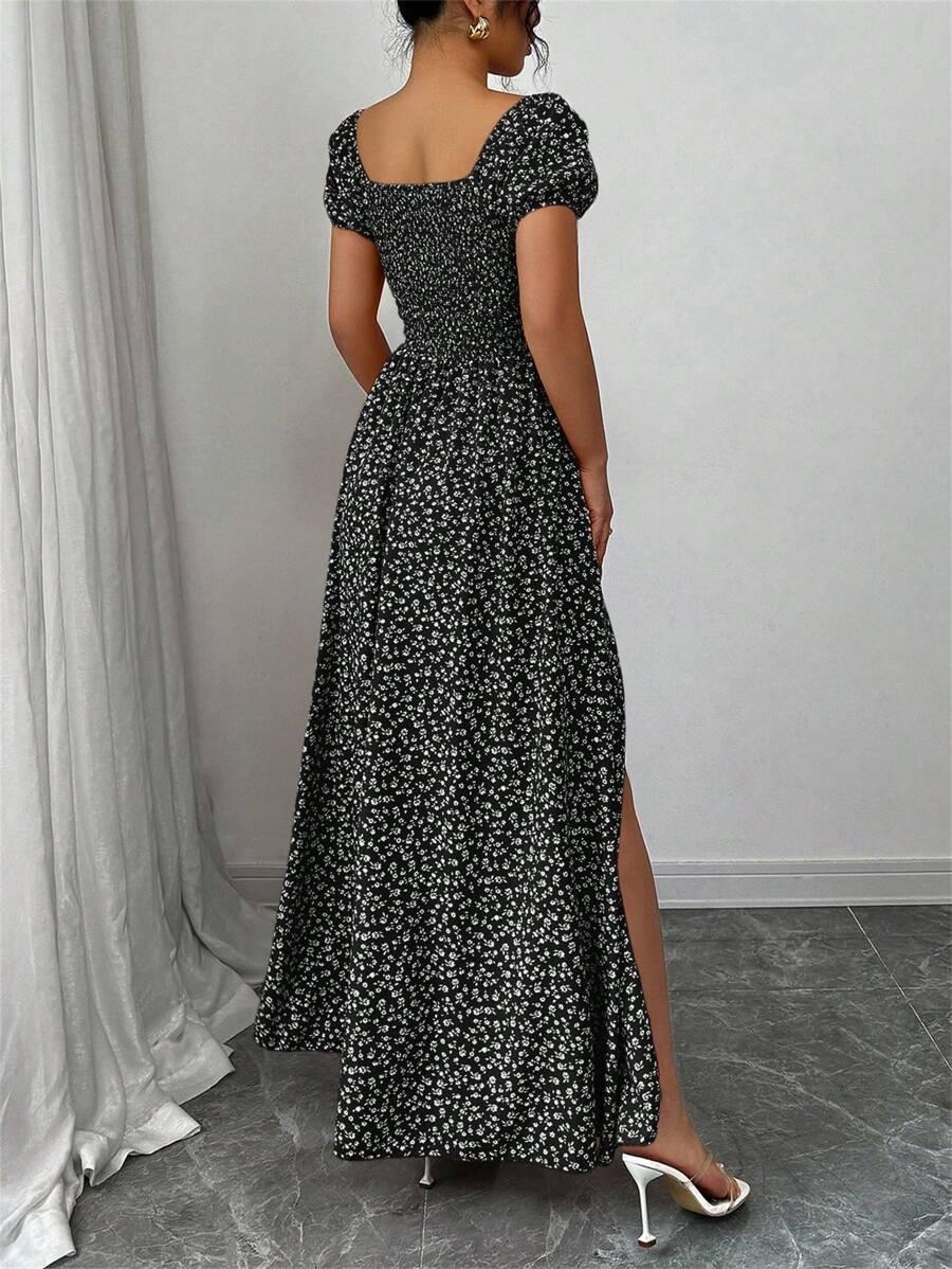 RAFFERIZA CZARNA MAXI SUKIENKA S06__L