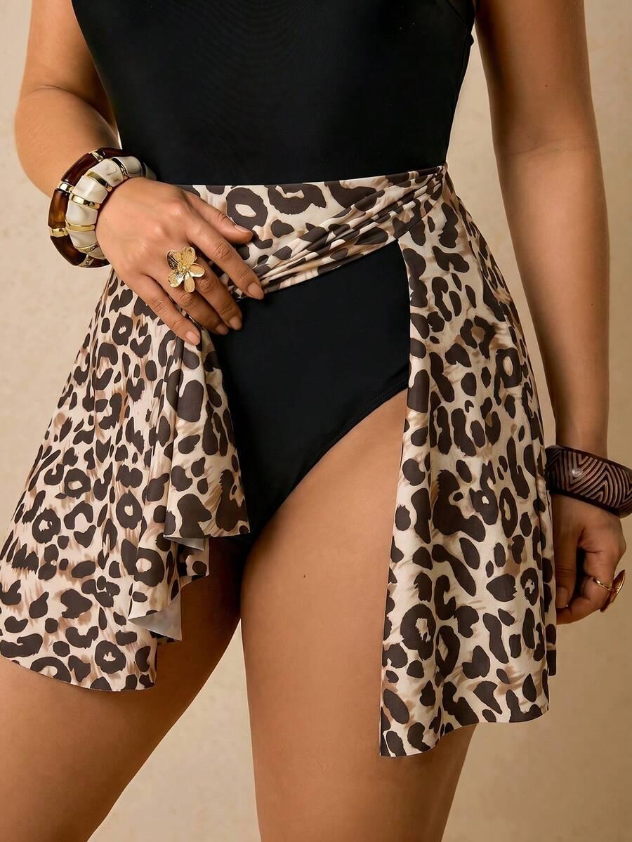 TRAVACHIC JEDNOCZĘŚCIOWY STRÓJ KĄPIELOWY LEOPARD PRINT S09__46