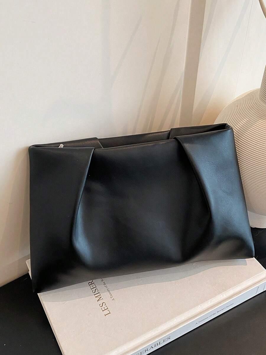 SHEIN CZARNA TOREBKA KOPERTÓWKA S07__26X16X4
