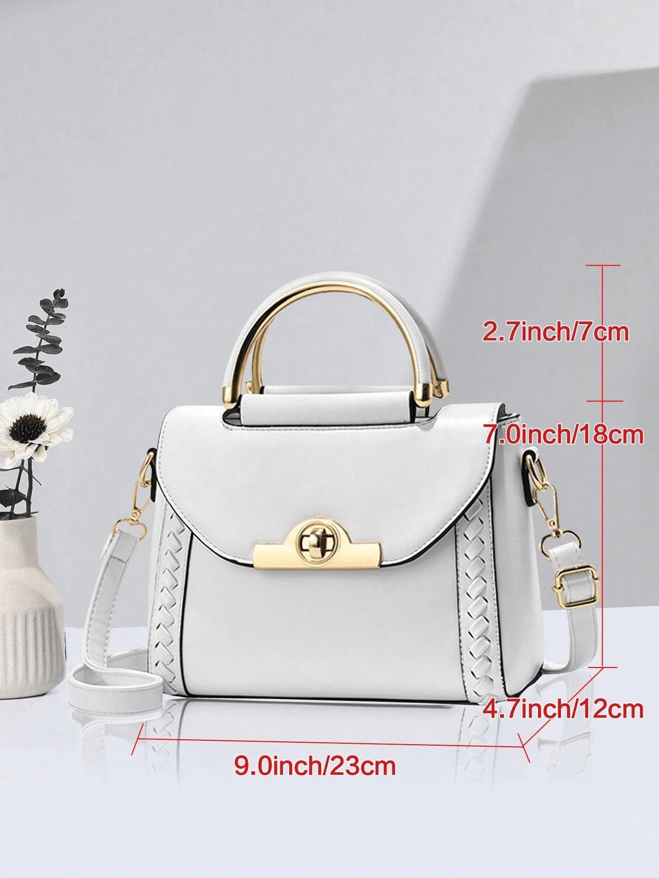 SHEIN BIAŁA TOREBKA NA RAMIĘ S07__23X12X18
