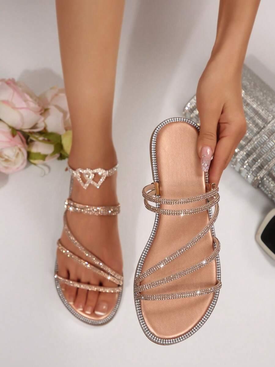 SHEIN KLAPKI PŁASKI OBCAS ZDOBIENIE S06__38