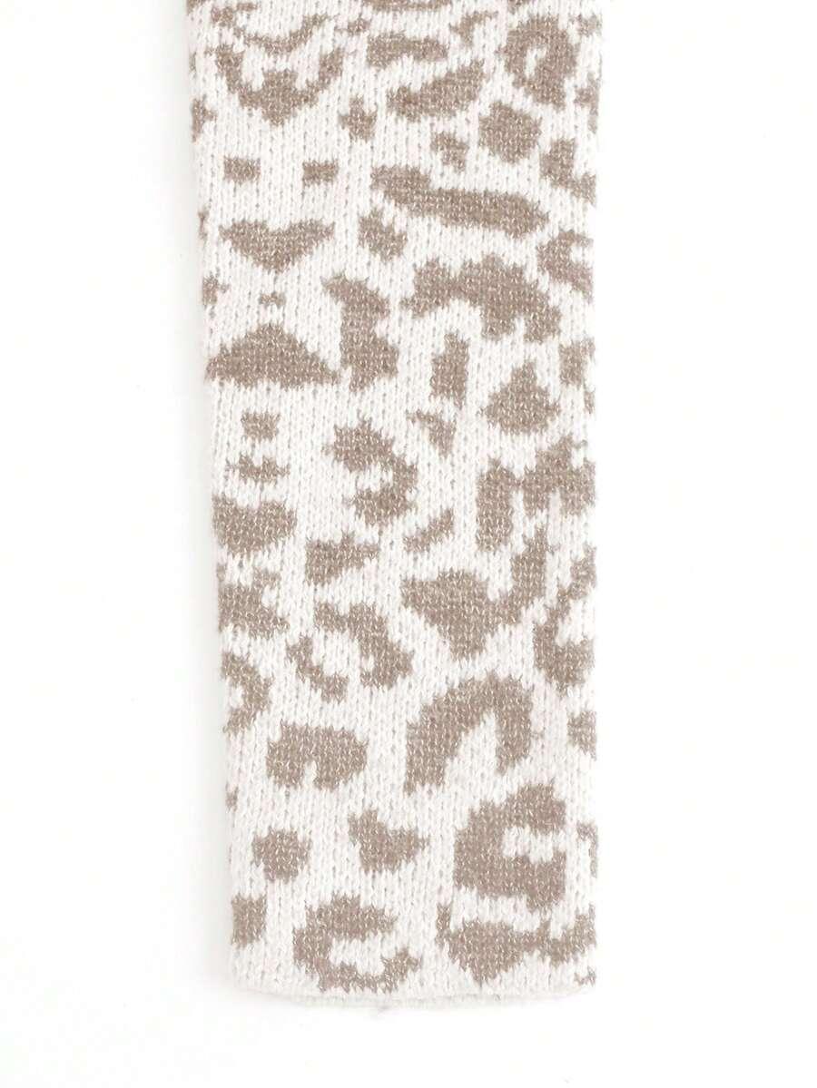 SHEIN SWETER KADIGAN ANIMAL PRINT S06__M
