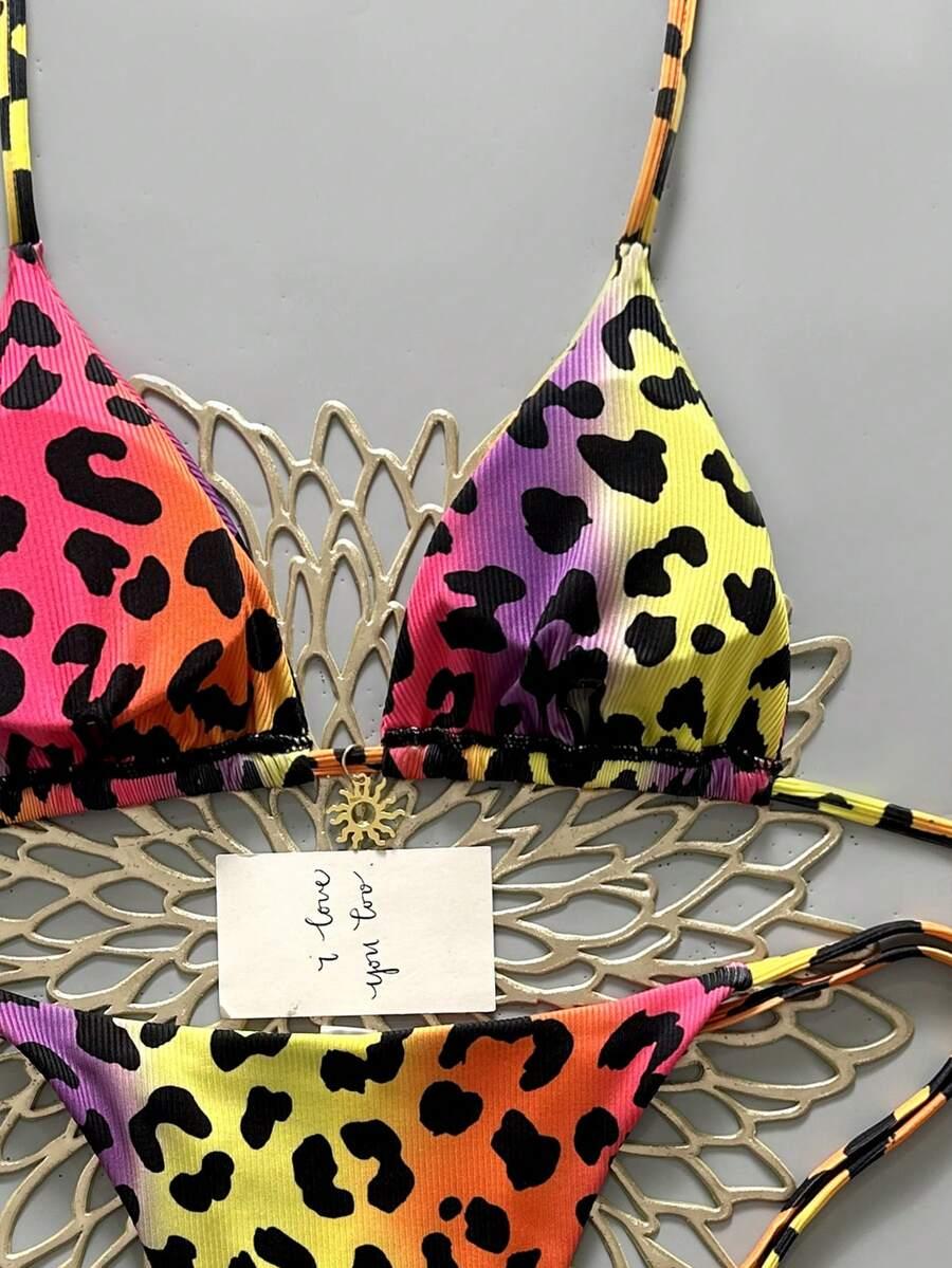SHEIN DWUCZĘŚCIOWY STRÓJ KĄPIELOWY S09__L