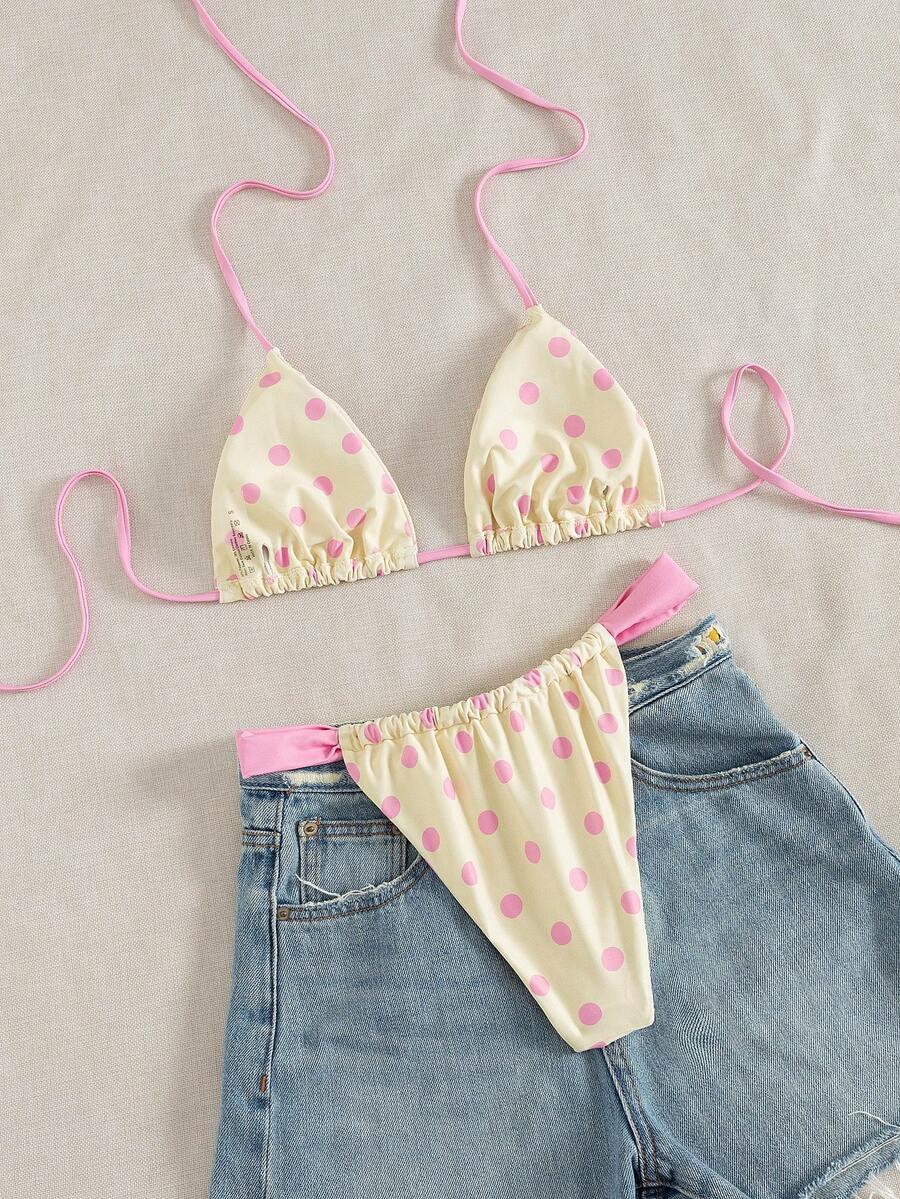 SHEIN DWUCZĘŚCIOWY STRÓJ KĄPIELOWY S09__XS