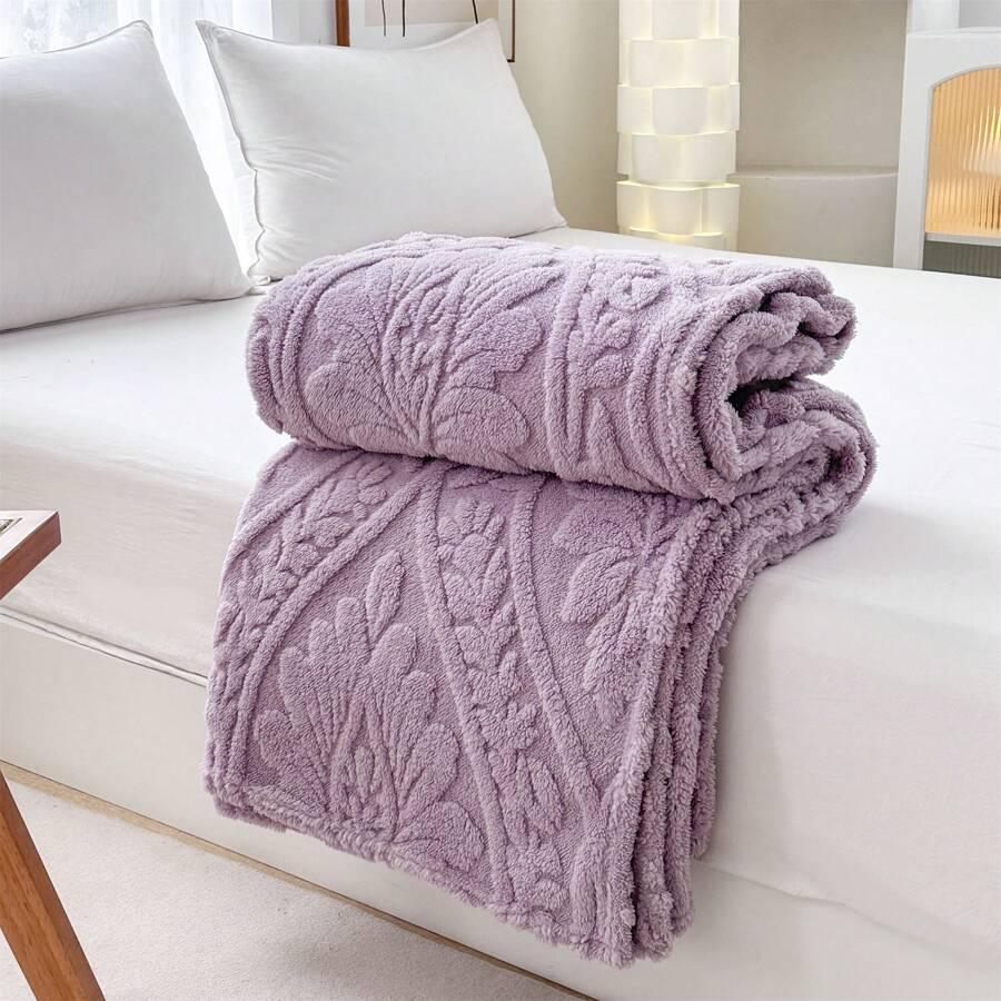 SHEIN FIOLETOWY KOC MIŚ S07__150X200CM