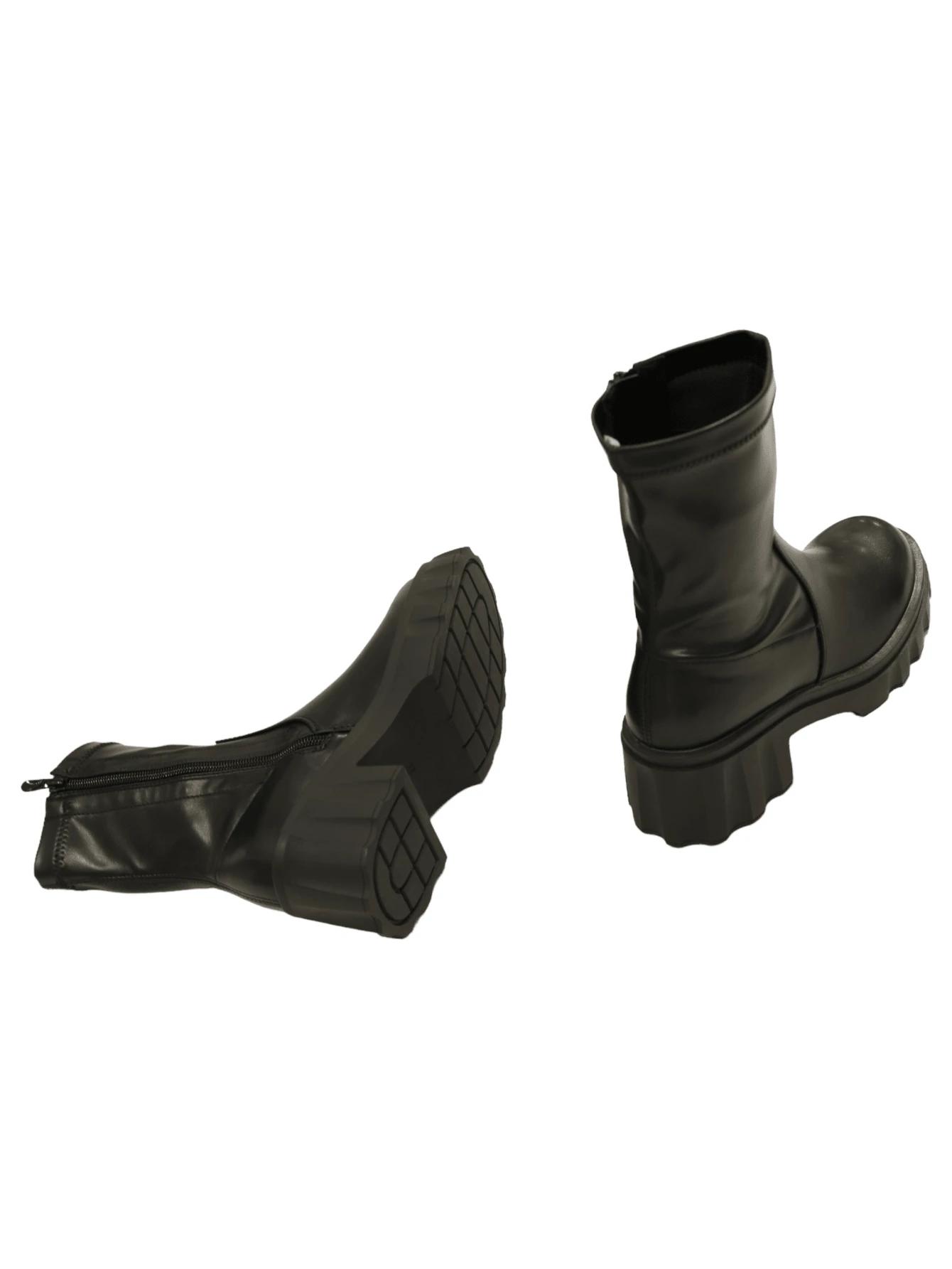 SHEIN CZARNE BOTKI IMITACJA SKÓRY W01__39