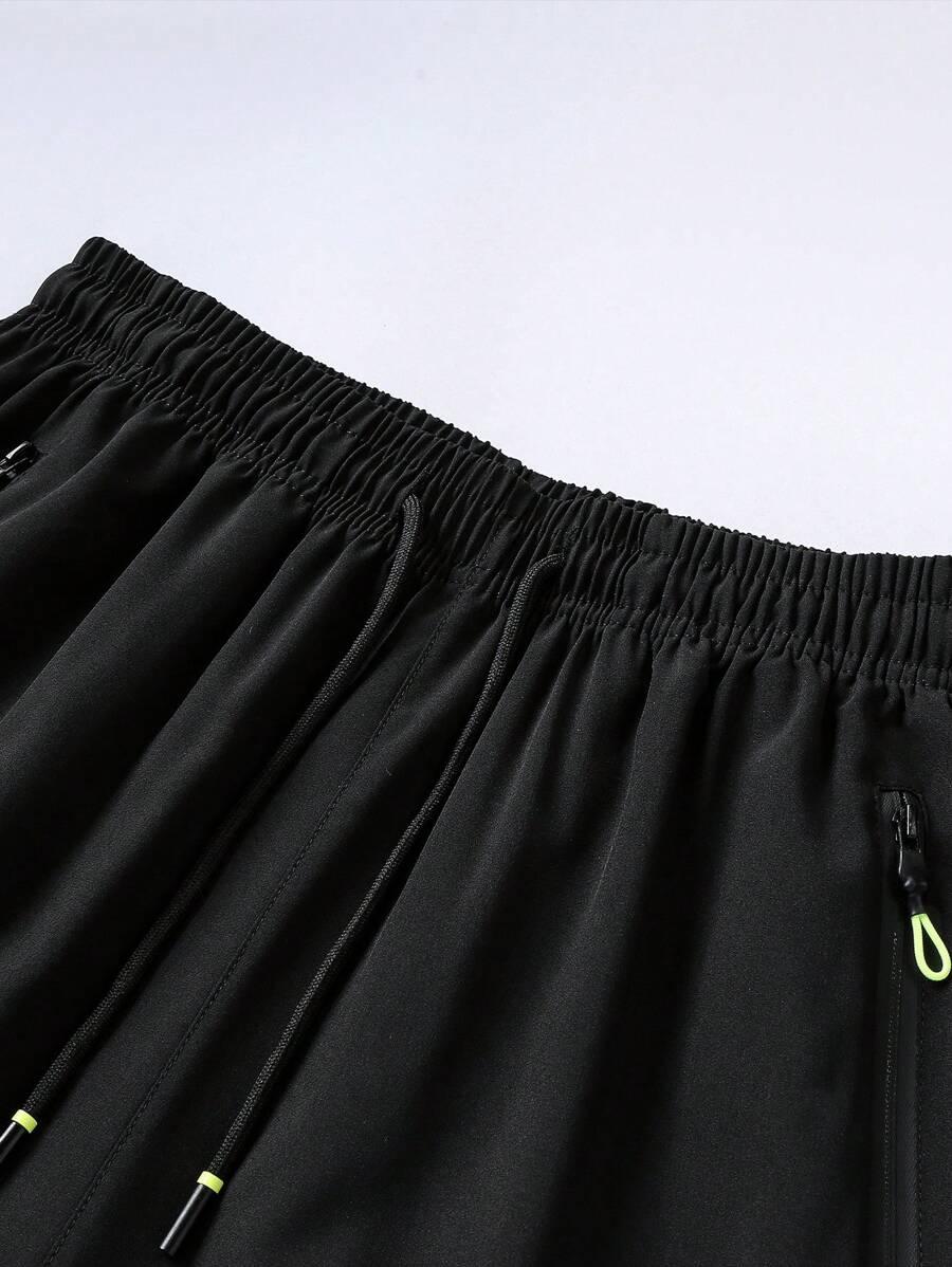 SHEIN CZARNE SPORTOWE SPODENKI PK01__XXL