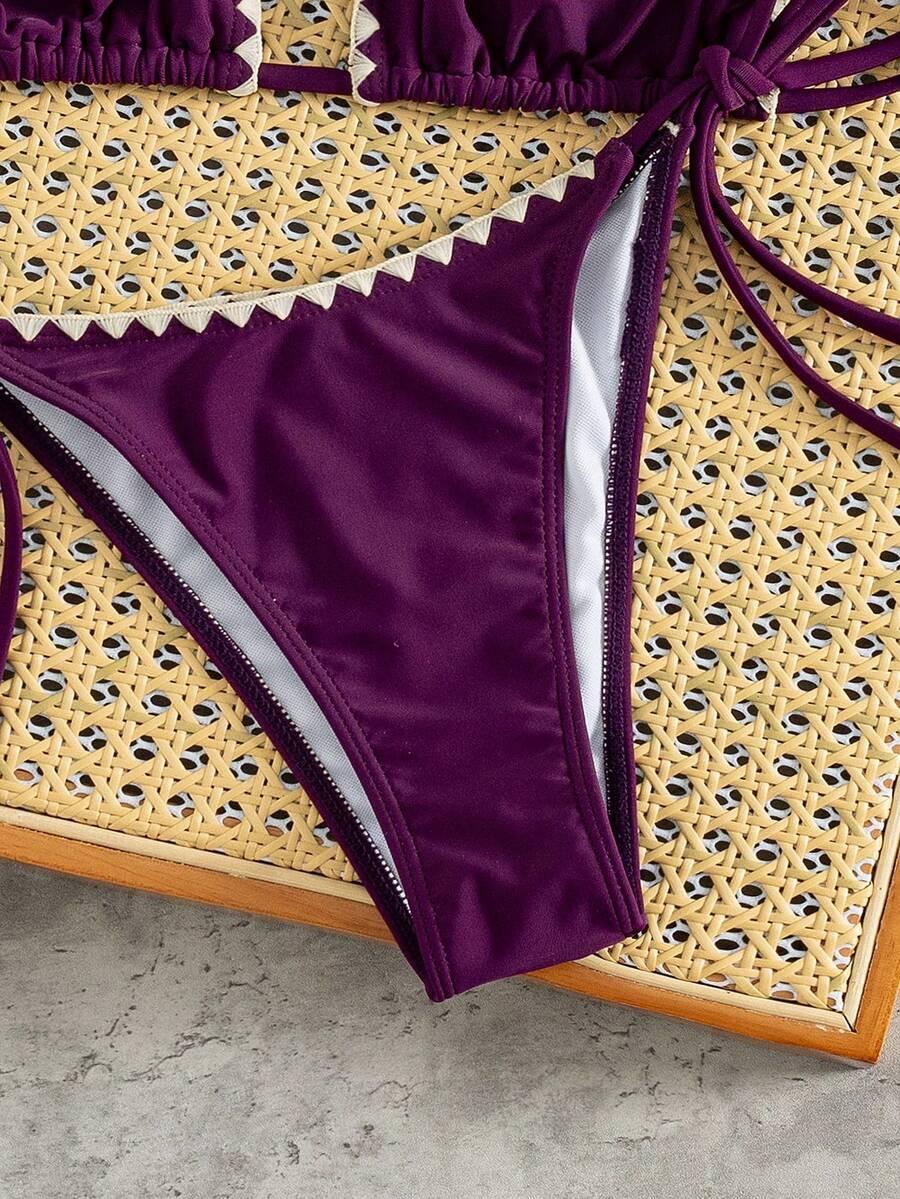 SHEIN DWUCZĘŚCIOWY STRÓJ KĄPIELOWY S09__M
