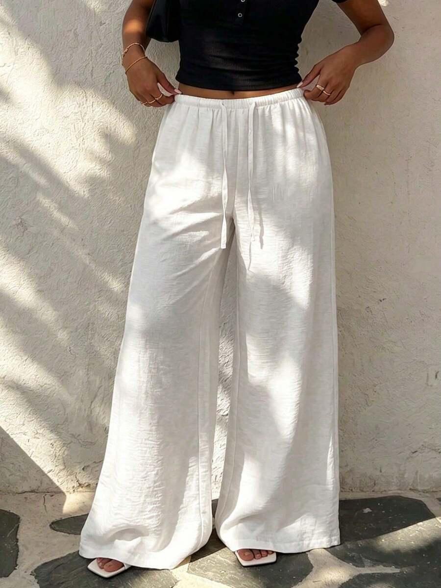 SHEIN BEŻOWE SPODNIE CASUAL S06__XS