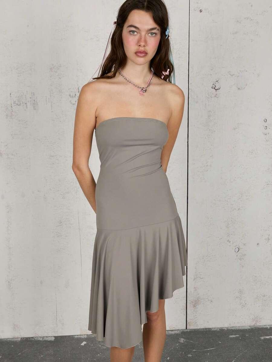 SHEIN SUKIENKA ODKRYTE RAMIONA S06__S
