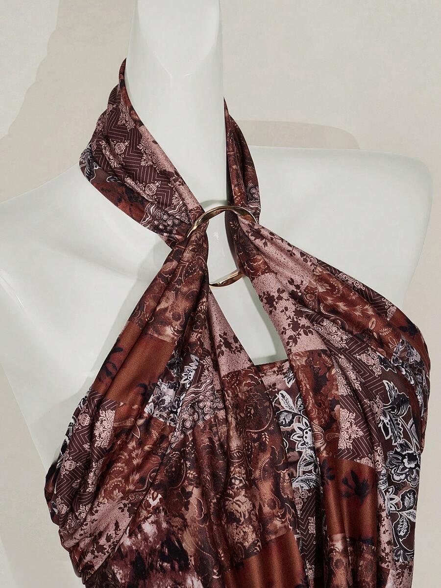 SHEIN TOP ODKRYTE PLECY PRINT S06__M