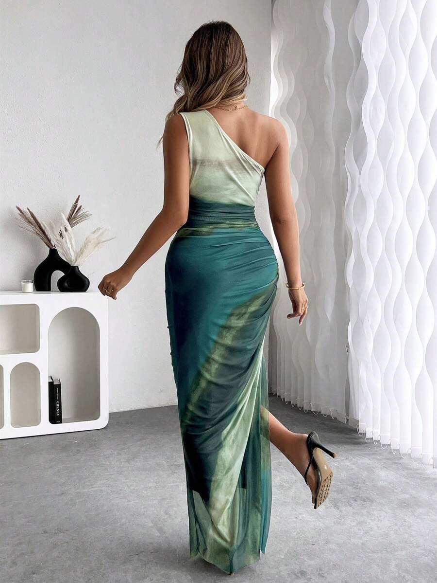 SHEIN MAXI SUKIENKA MARSZCZENIA S06__L