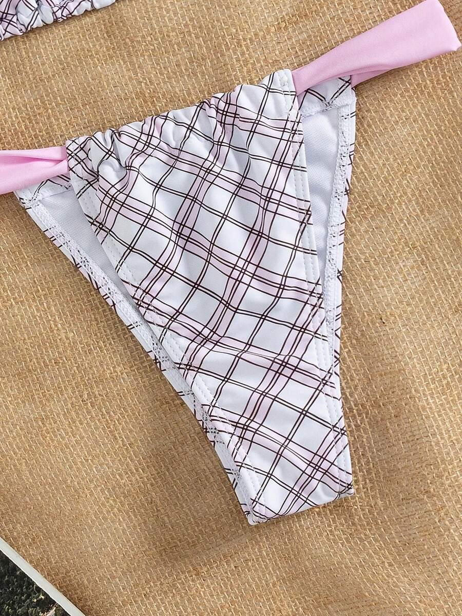 SHEIN DWUCZĘŚCIOWY STRÓJ KĄPIELOWY S06__M