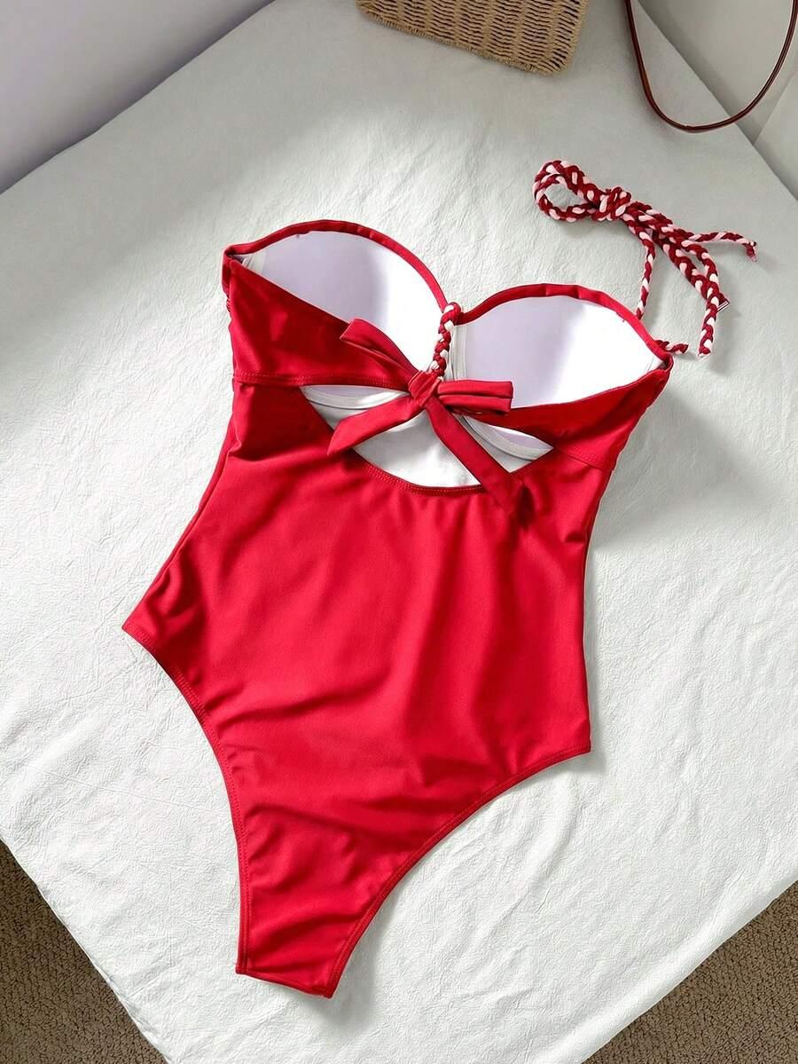 SHEIN JEDNOCZĘŚCIOWY STRÓJ KĄPIELOWY S09__S