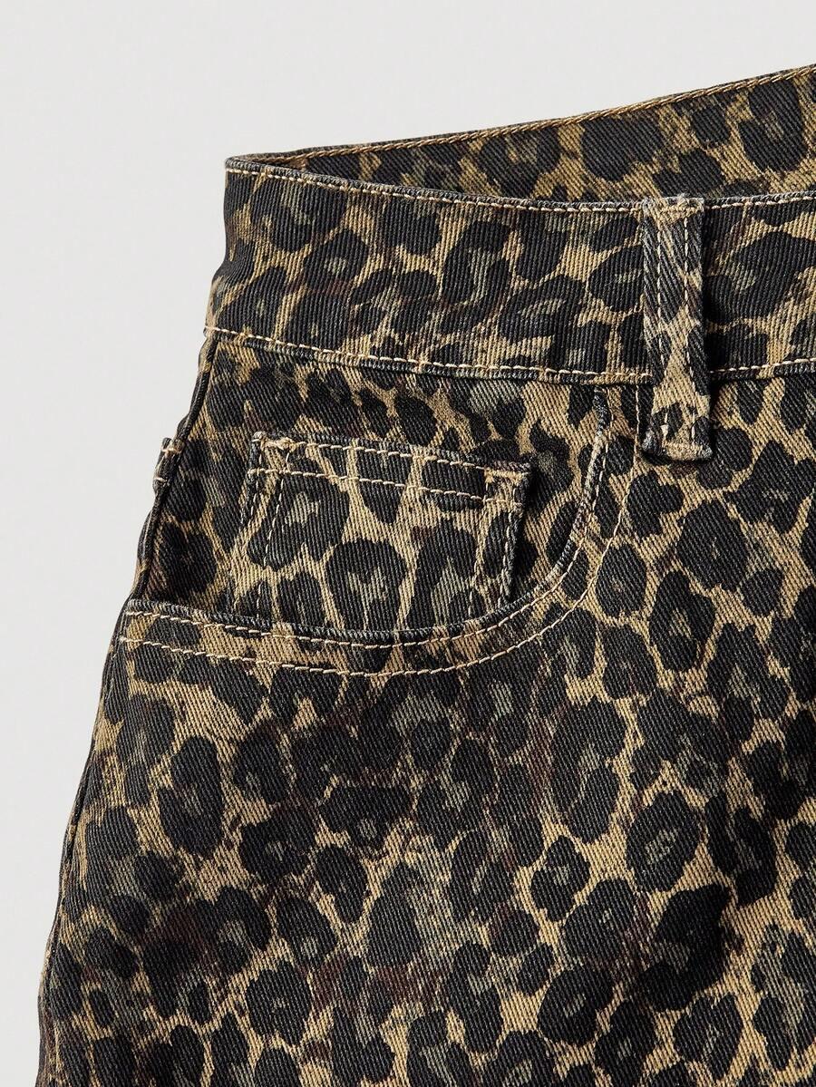 SHEIN SPÓDNICA ANIMAL PRINT S06__M